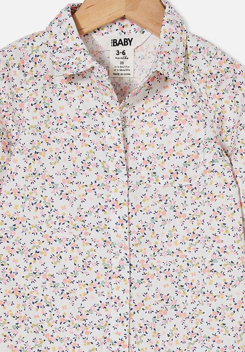 Cotton On - Noah boilersuit - vanilla/cali pink