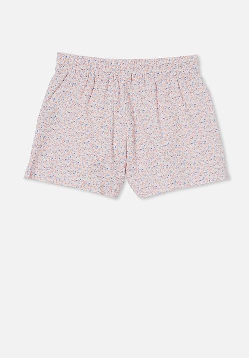Cotton On - Kelsie short - crystal pink/sierra tiny floral
