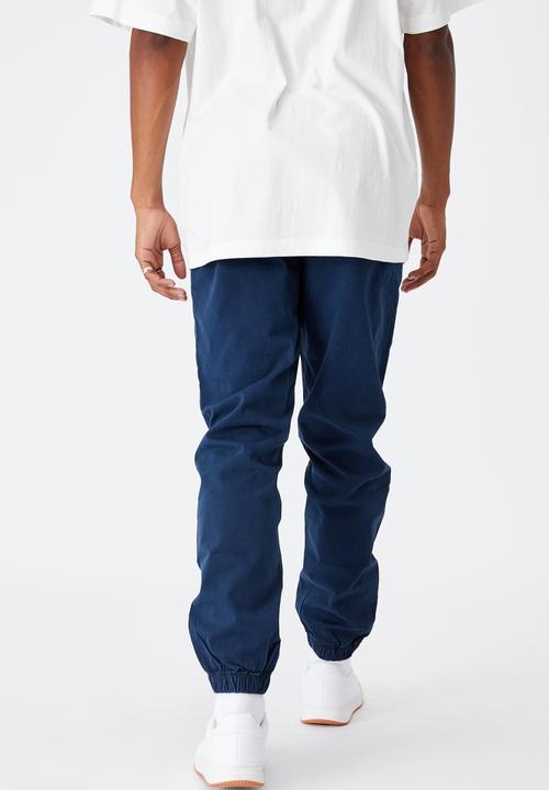 Cotton On - Drake cuffed pant - navy