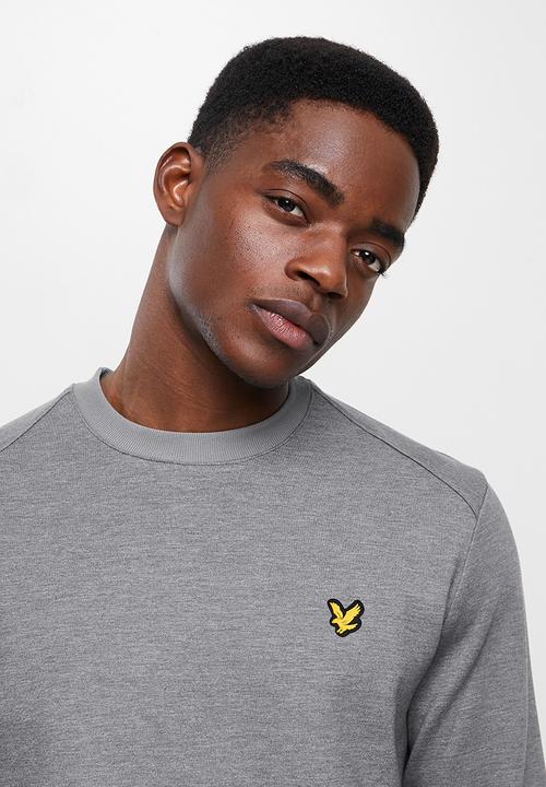 Lyle & Scott - Crew neck fly fleece - grey
