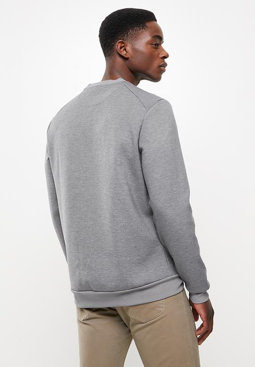Lyle & Scott - Crew neck fly fleece - grey