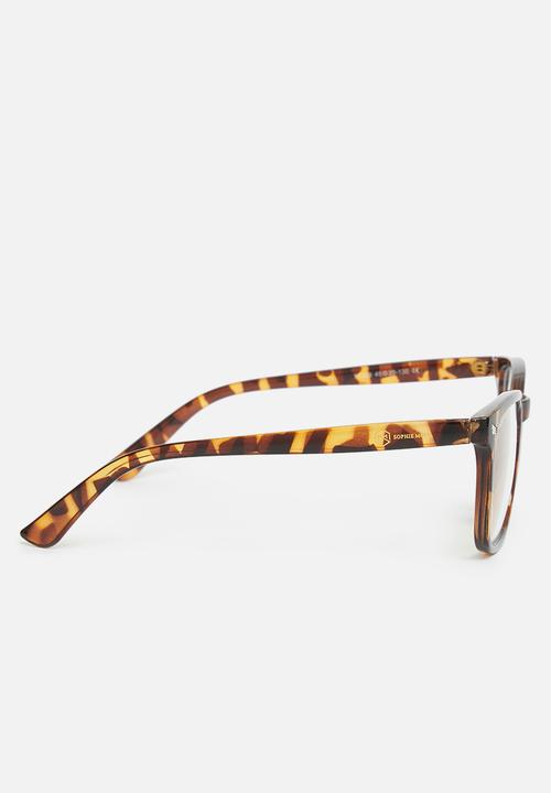 Sophie Moda - Glasses: anti-blue light classic colourful fashion - brown 