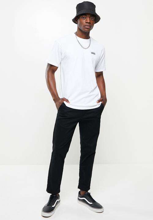 Vans - Left chest logo plus short sleeve tee - white