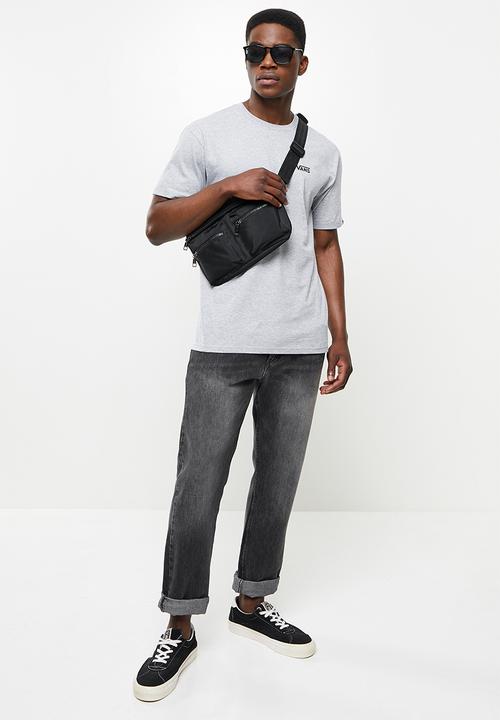 Vans - Left chest logo plus short sleeve tee - grey