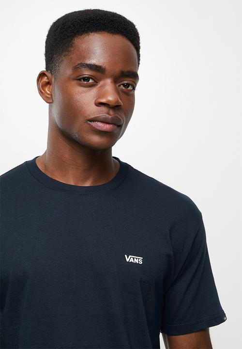 Vans - Left chest logo tee - navy & white