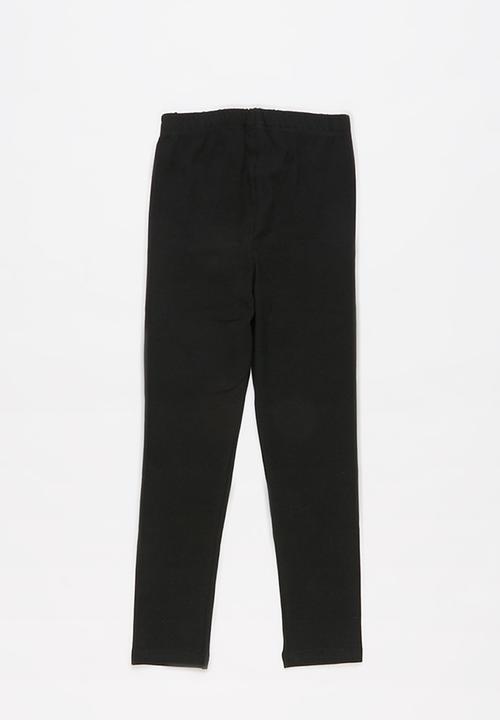 Rebel Republic - Girls 2 pack leggings - black