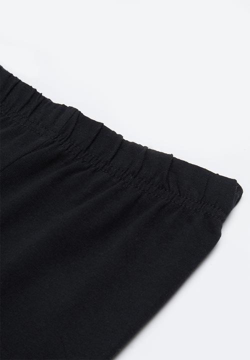 Rebel Republic - Girls 2 pack leggings - black