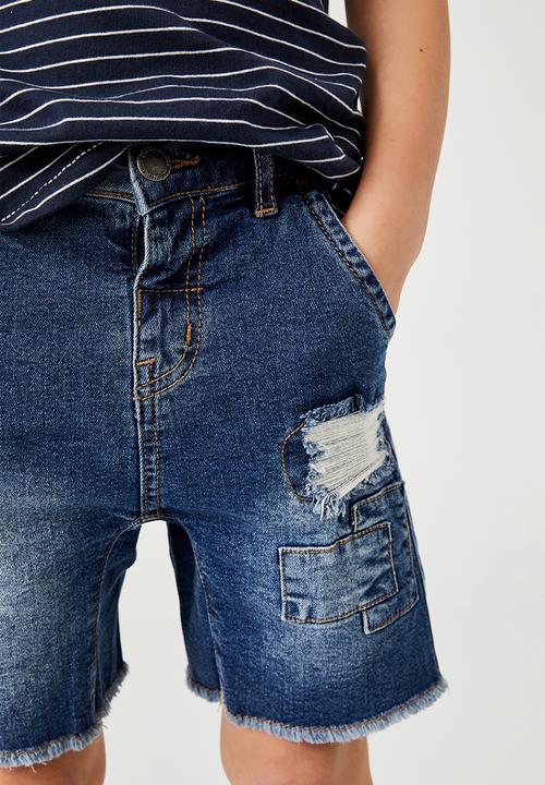 Cotton On - Straight fit short - dark blue