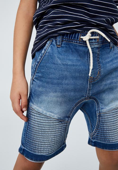Cotton On - Slouch fit short - bondi mid blue
