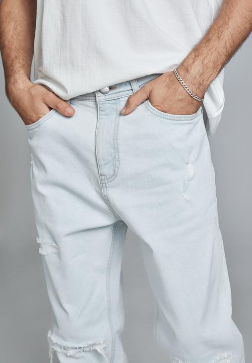 Cotton On - Relaxed tapered jean - light blue