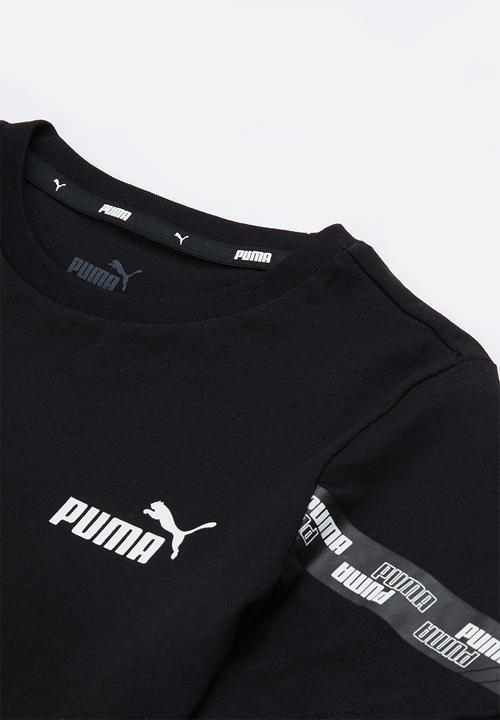 PUMA - Puma power tape tee b - black