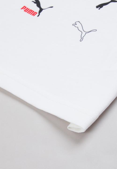 PUMA - Classics graphic tee b - white 