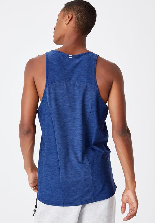 Cotton On - Performance active tech tank - navy