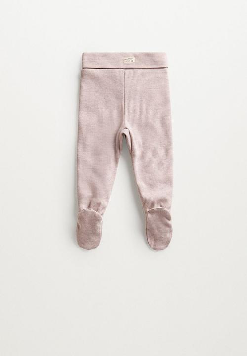MANGO - Trousers polaina - medium pink