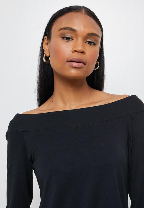 edit - Ballerina sleeve jumpsuit - black