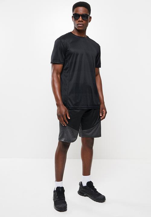 basicthread - Active panel short - black & grey