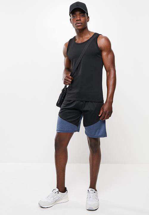 basicthread - Active panel short - black & blue