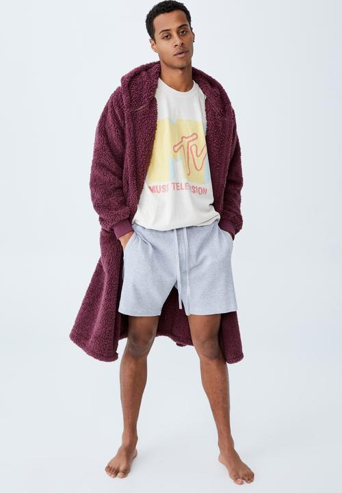 Cotton On - Waffle jogger short - grey