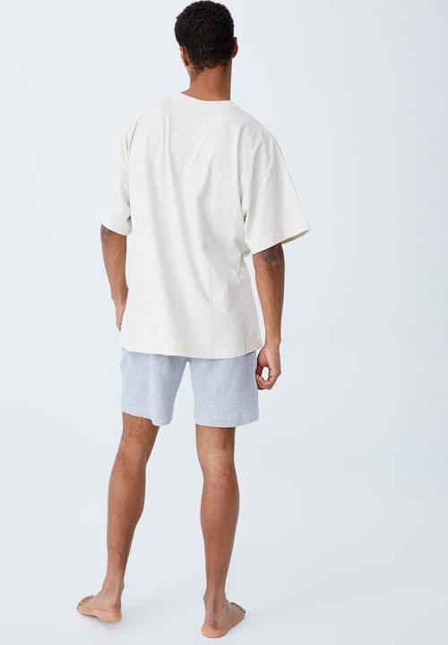 Cotton On - Waffle jogger short - grey