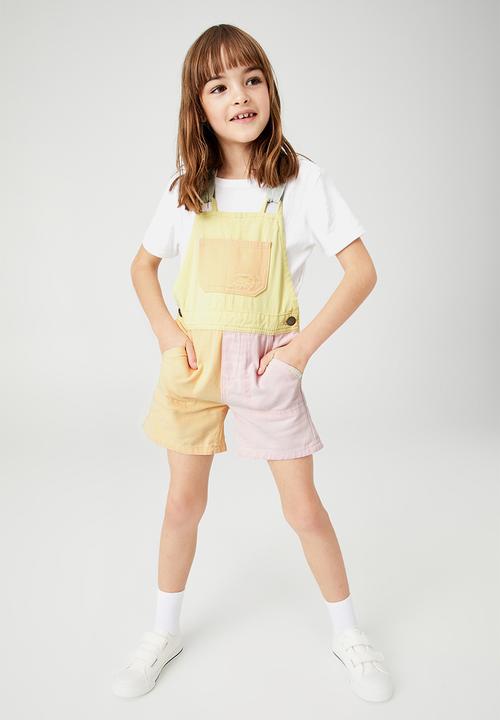 Cotton On - Ginnie slouch shortall - multi 