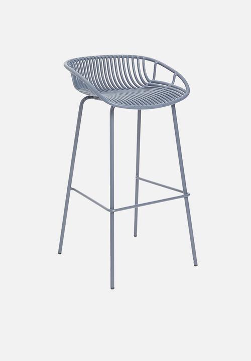 Fine Living - Kai barstool - cool grey