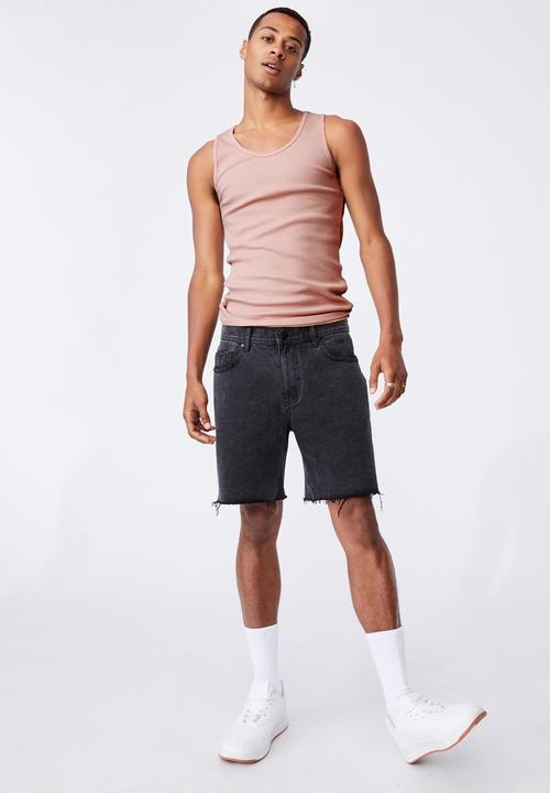 Cotton On - 2x2 rib tank - pink