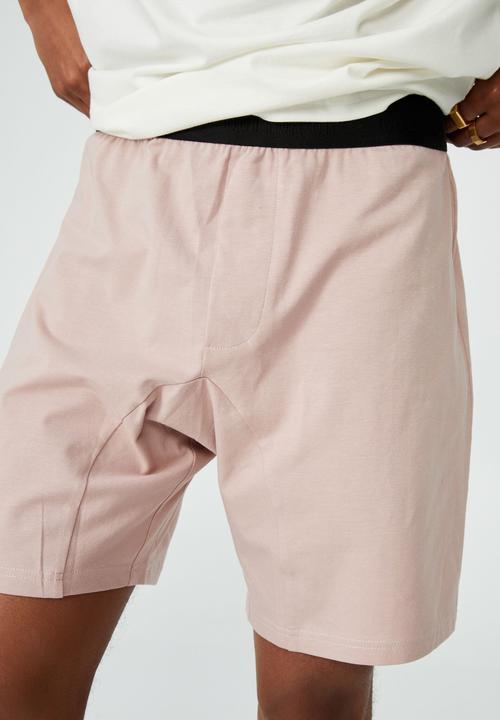 Cotton On - Organic jersey sleep short - dirty pink