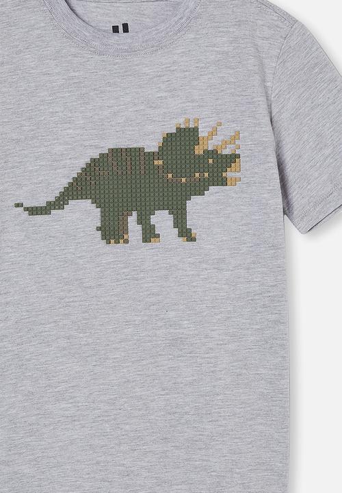 Cotton On - Downtown short sleeve tee - light grey