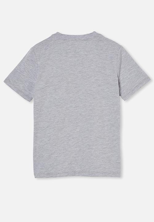 Cotton On - Downtown short sleeve tee - light grey