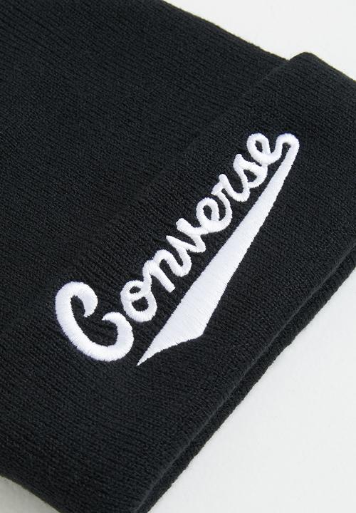 Converse - Nova tall beanie - black