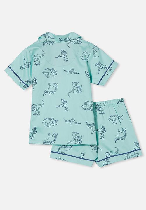 Cotton On - Pete short sleeve pyjama set - mint
