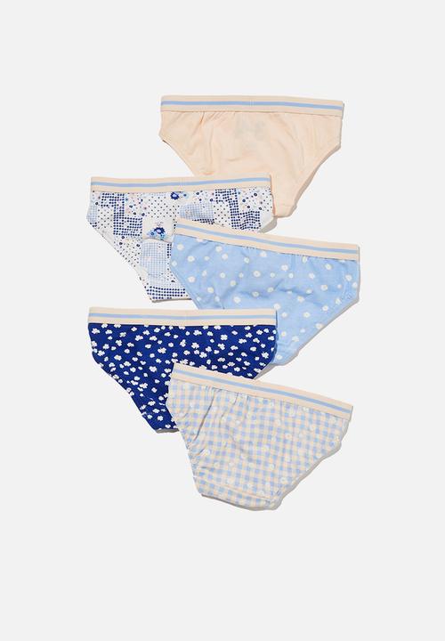 Cotton On - Girls 5 pack underwear - multi