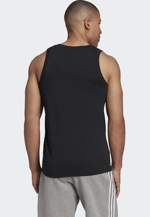 adidas Originals - Trefoil tank  - black/white