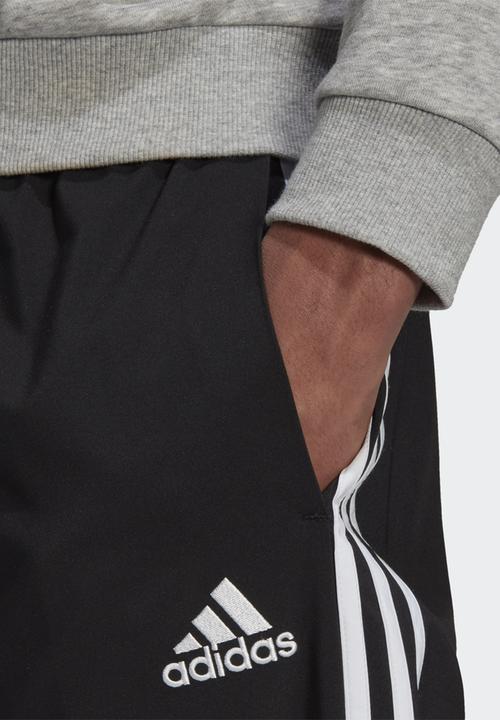 adidas Performance - Essentials 3-Stripes Woven trackpants - black/white