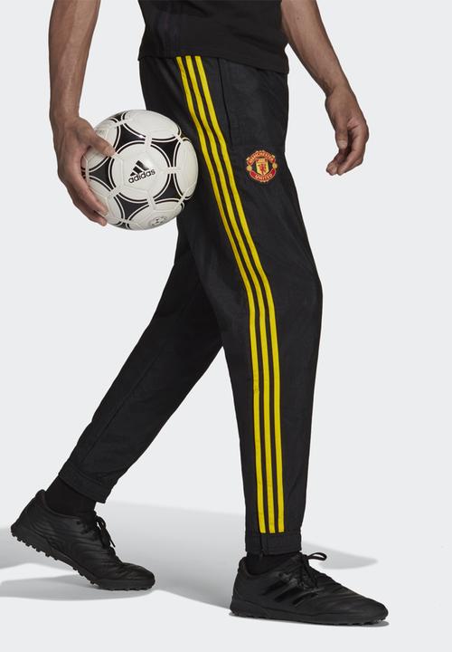 adidas Performance - MANCHESTER UNITED ICONS WOVEN TRACKSUIT BOTTOMS - black
