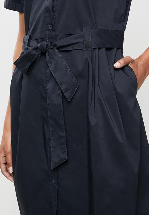 Jacqueline de Yong - Millie life short sleeve dress - sky captain