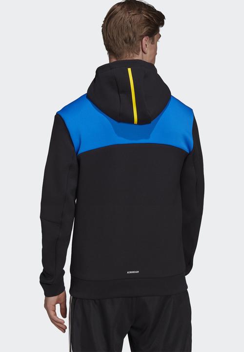 adidas Performance - MANCHESTER UNITED ADIDAS Z.N.E. ANTHEM JACKET - black/glory blue