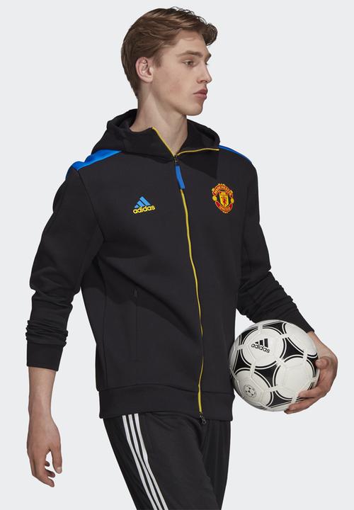 adidas Performance - MANCHESTER UNITED ADIDAS Z.N.E. ANTHEM JACKET - black/glory blue