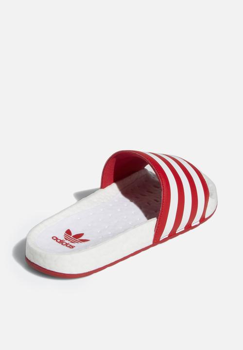 adidas Originals - Adilette boost - red/white