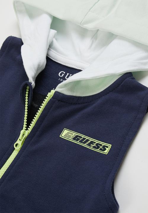 GUESS - Active top & shorts set - navy & blue