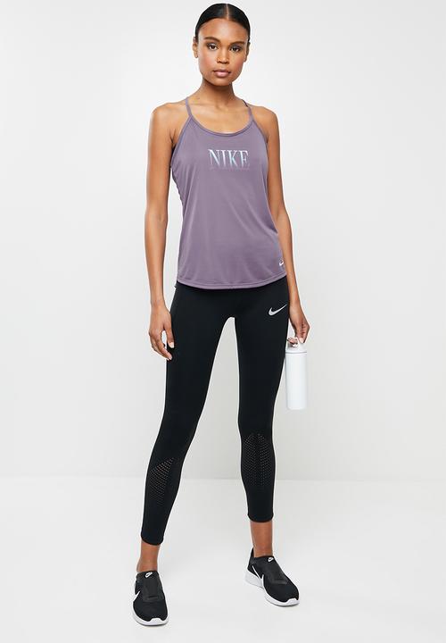 Nike - Nk one df elstka std tank top - amethyst smoke/copa/white