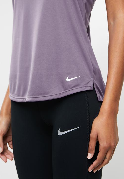 Nike - Nk one df elstka std tank top - amethyst smoke/copa/white