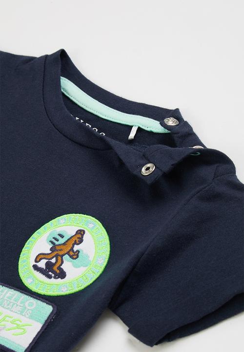 GUESS - Short sleeve polo & shorts - white
