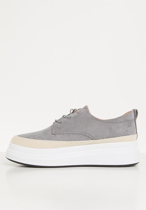 Butterfly Feet - Senhora 1 flatform derby - grey