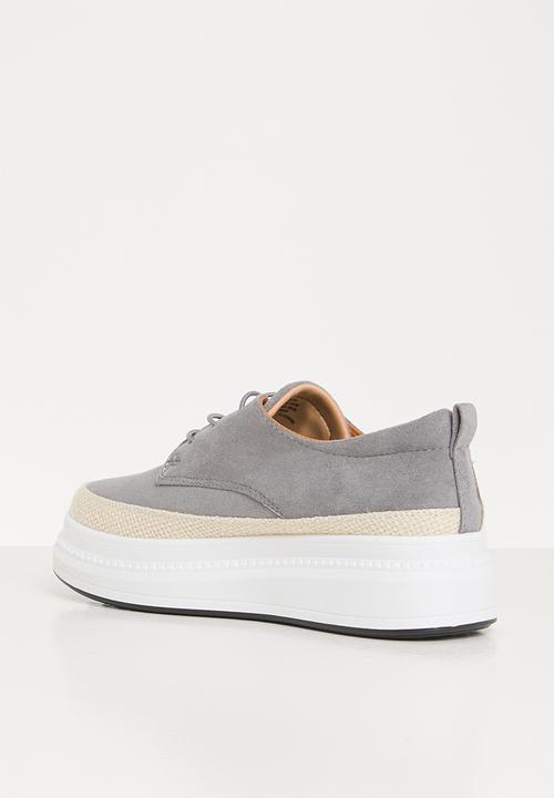 Butterfly Feet - Senhora 1 flatform derby - grey