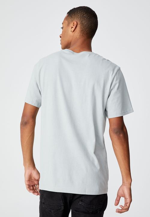 Cotton On - Tbar text t-shirt - blue
