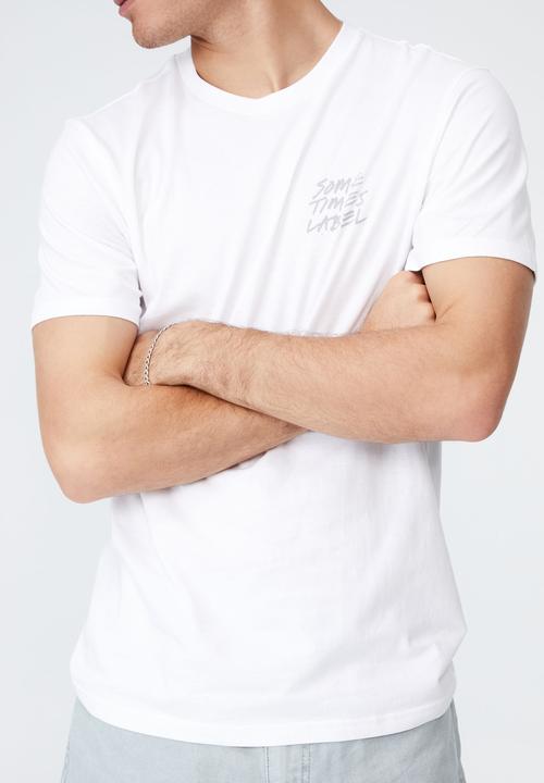 Cotton On - Tbar street t-shirt - white
