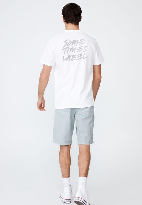 Cotton On - Tbar street t-shirt - white