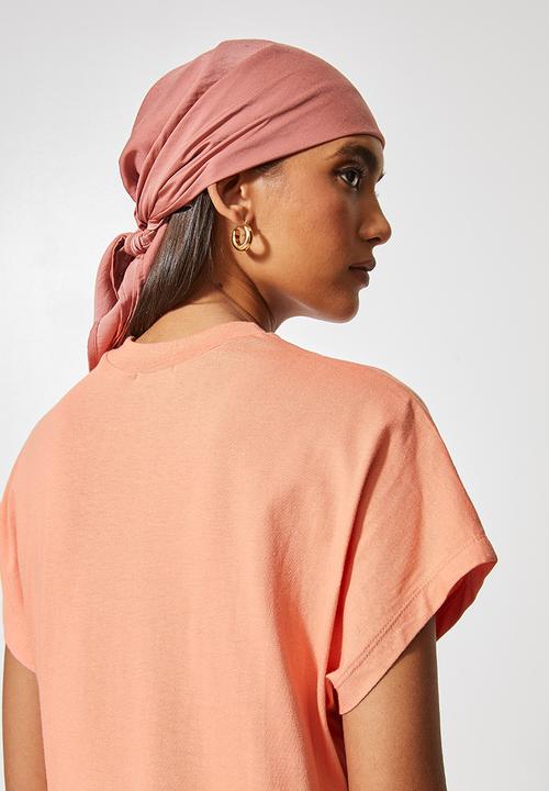Superbalist - Short sleeve babydoll dress - canyon clay