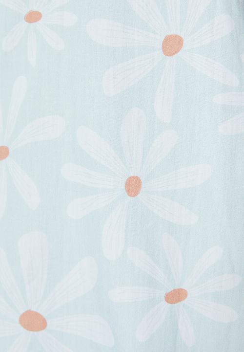 Superbalist - Mandarin collar tiered dress - delicate daisies